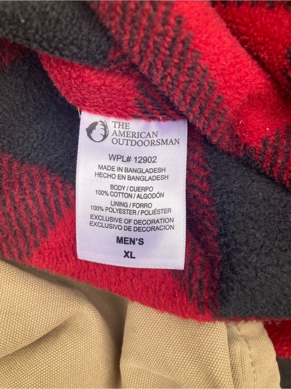 Fleece-Lined Tan Jacket - Picture 8 of 8
